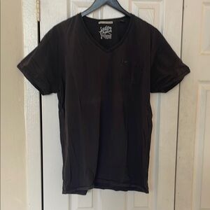 Scotch & Soda Short Sleeve T-Shirt Size XL In Black